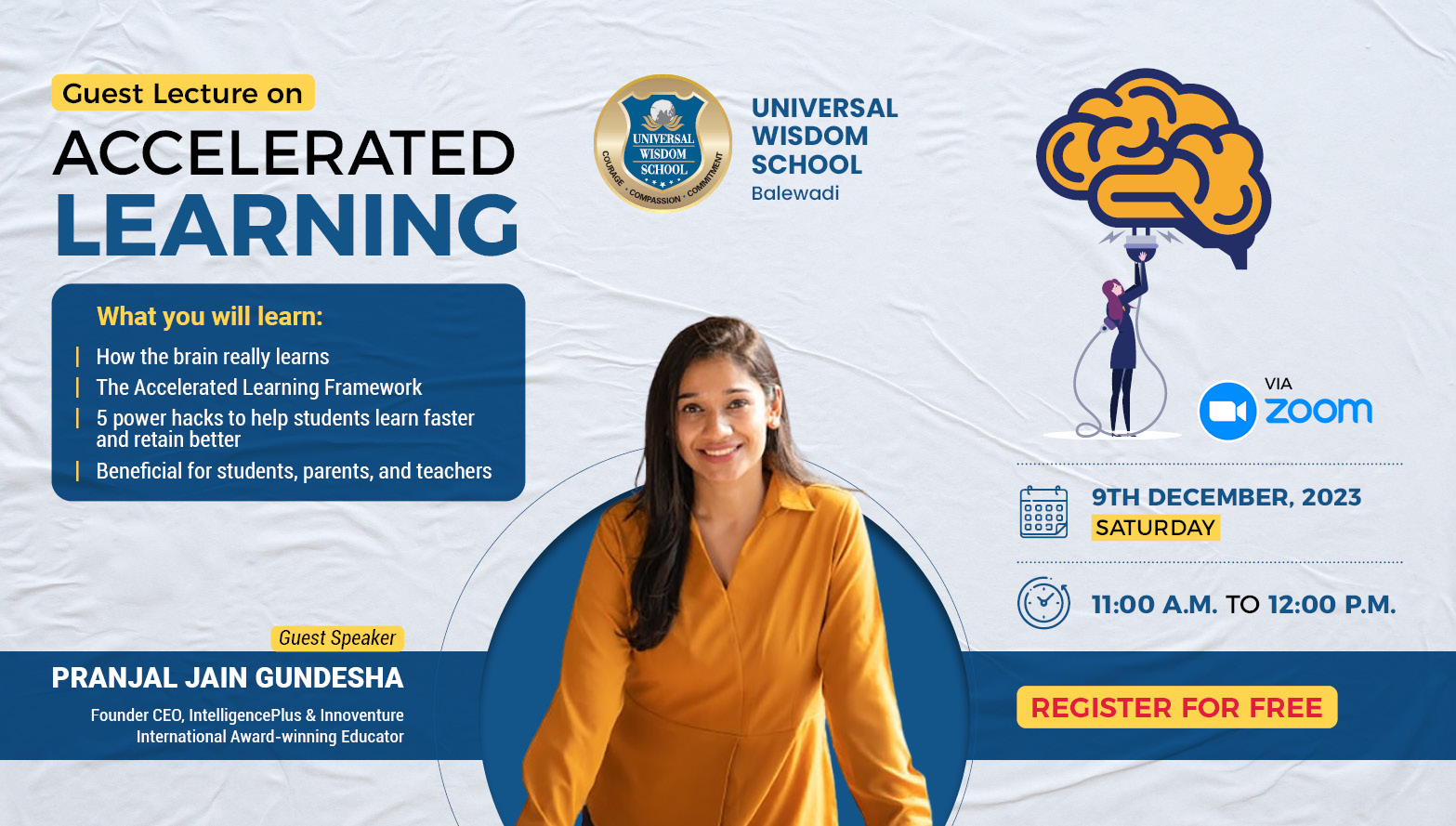 Guest Lecture on Accelerated learning