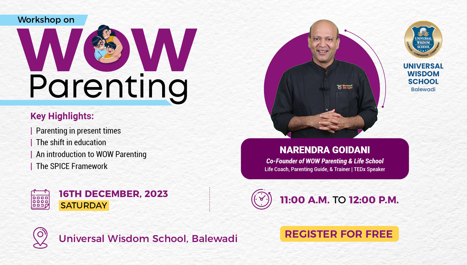 Workshop on WOW Parenting